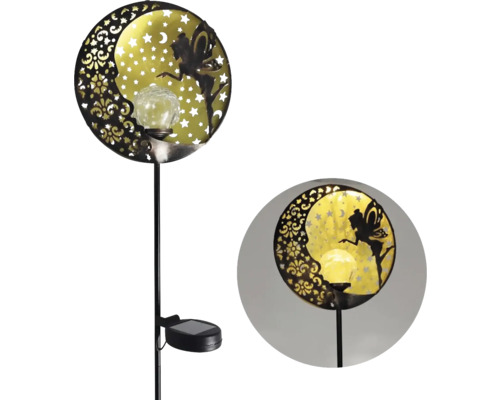 Solarleuchte mit Feenmotiv für den Garten