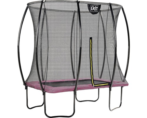 Trampoline de jardin rectangulaire avec filet de sécurité