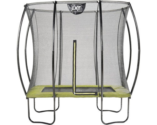 Trampoline de jardin rectangulaire avec filet de sécurité