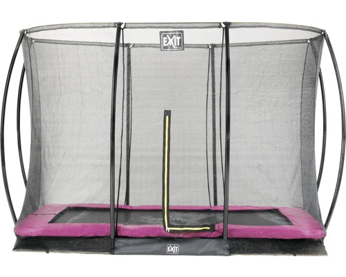 Rechteckiges Gartentrampolin mit Sicherheitsnetz