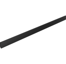Eine schwarze Sockelleiste.