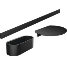 Badaccessoire-Set mit Wandablage, Behälter und Ablagefläche