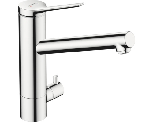 Mitigeur de lavabo monocommande Hansgrohe avec garniture de vidage à tirette