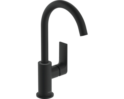 hansgrohe Waschtischarmatur REBRIS E schwarz matt 72576670
