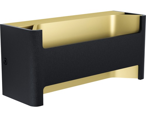 Wandleuchte aus Metall in rechteckiger Form