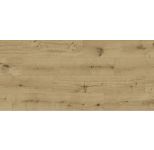 Verlegte Laminatböden mit Holzstruktur