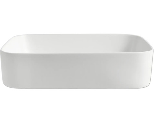 Vasque à poser en céramique, carrée