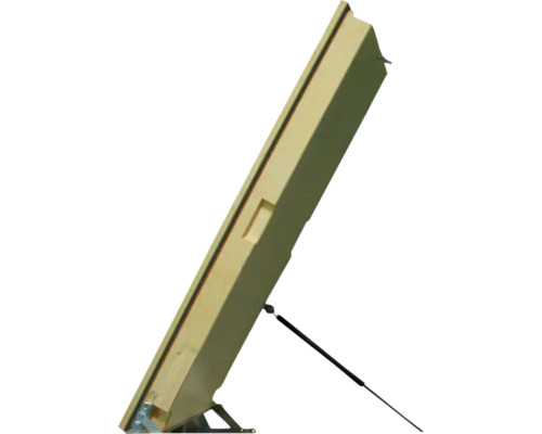 Couvercle supérieur d'isolation pour escalier de grenier Passiv Plus 130x70 cm Ascenseur de grenier déplié en bois