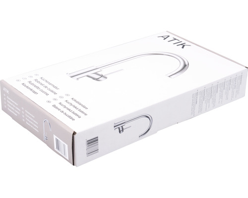 ATIK Küchenarmatur in Produktverpackung