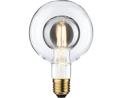 Ampoule LED à intensité lumineuse G95 verre fumé/clair E27 4W(26W) 270 lm 2700 lm blanc chaud
