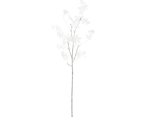 Kunstpflanze Potentillablattzweig H 70 cm weiss