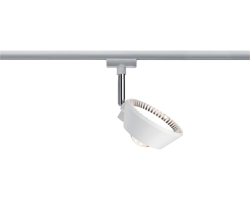 Spot sur rail avec lampe LED sur un rail