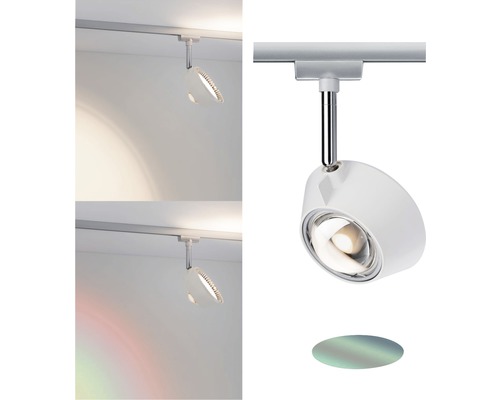 Spot blanc pour système de rail pour éclairage de plafond