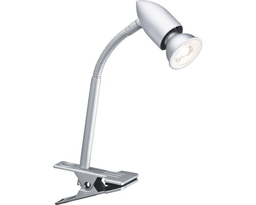 Lampe à pince avec bras flexible