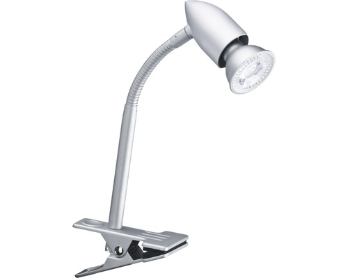 Lampe à pince avec bras flexible