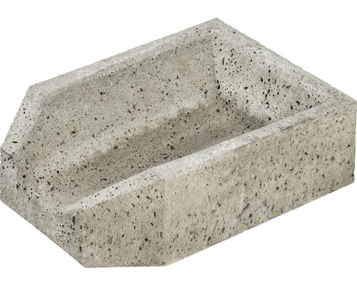 Embout écoulement béton gris 40x30x13,5 cm