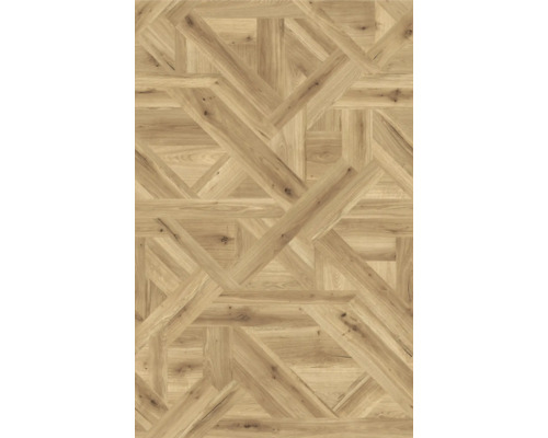Plancher en bois avec motif de parquet