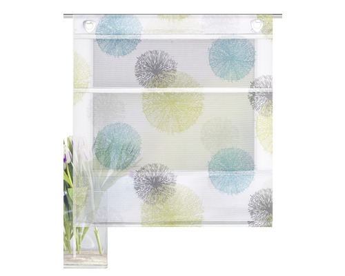 Store bateau décoratif avec motif floral pour fenêtre