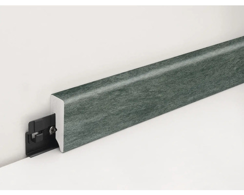 Plinthe avec clip pour fixation murale