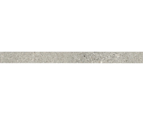Plinthe de carrelage Manhattan grey 8x100 cm Motif de carreaux aspect pierre