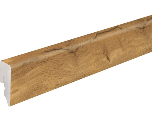 Fußleiste mit Holzstruktur