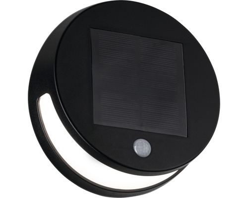 Runde Solar Wandleuchte mit Bewegungsmelder