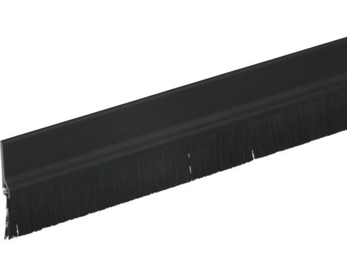 fix-o-moll Joint de porte STANDARD noir 46mm, 1m Joint de porte avec brosse pour la boutique en ligne Hornbach