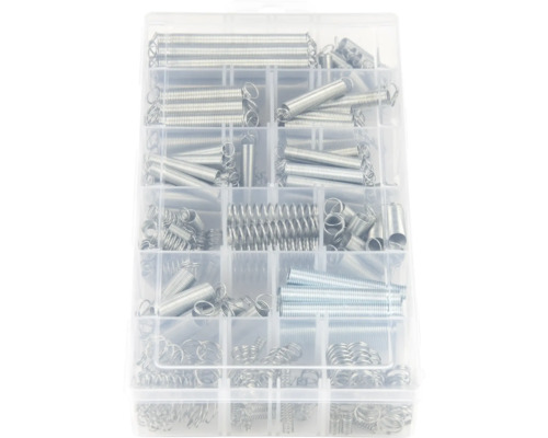 Boîte d''assortiment avec ressorts de traction et ressorts de compression