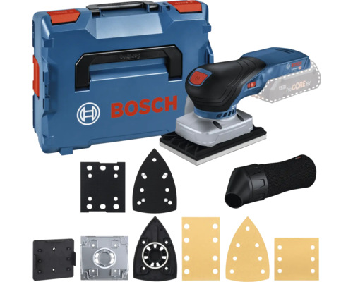 Bosch Professional Ponceuse vibrante sans fil GSS 18V-13 sans batterie ni chargeur avec L-BOXX 136