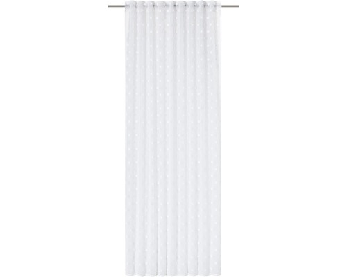 Vorhang - Fluffy weiss mit Gardinenband HORNBACH cm 140x255 Dots
