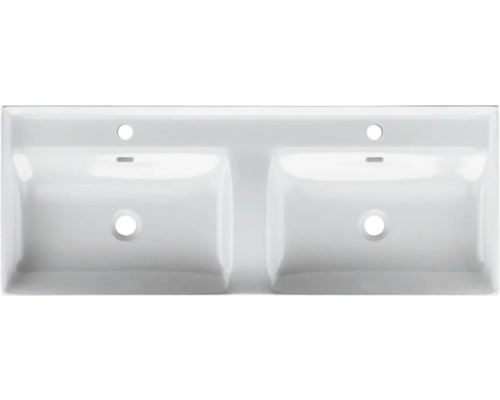 Vasque à deux bacs en céramique sanitaire