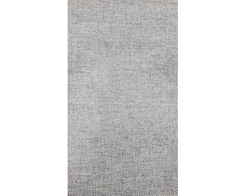 Nahaufnahme eines grauen Möbelstoffes mit feiner Textur