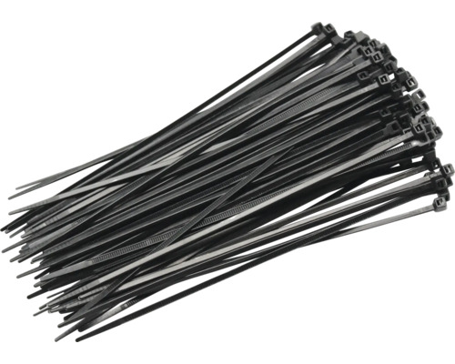 Lot de serre-câbles noirs