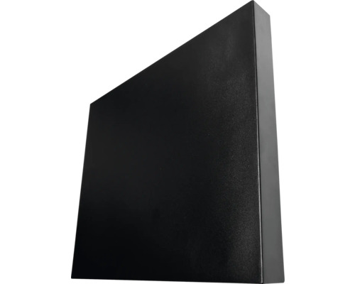 Boîte aux lettres noire en acier