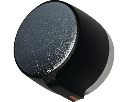 Bouton rotatif en métal et plastique