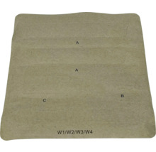 Feuille de papier avec formes prédécoupées pour le bricolage
