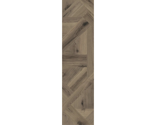 Parquet en bois à motif de chevrons