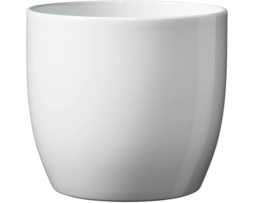 Cache-pot Soendgen Basel Full Color céramique Ø 8 H 7 cm blanc