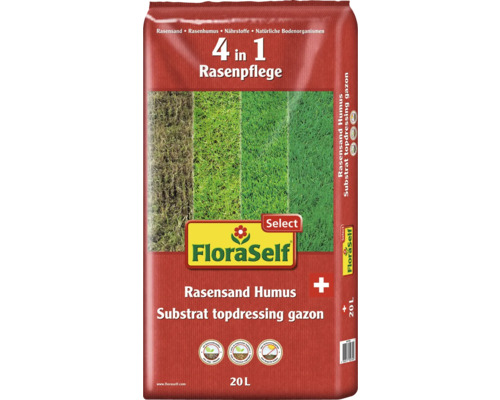 FloraSelf Select® Rasensand Humus torffrei 20 l