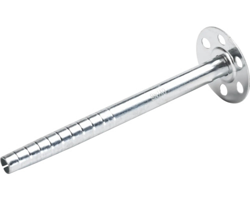 Cheville pour isolant en métal avec disque