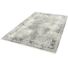 Rechteckiger Teppich mit gemustertem Rand