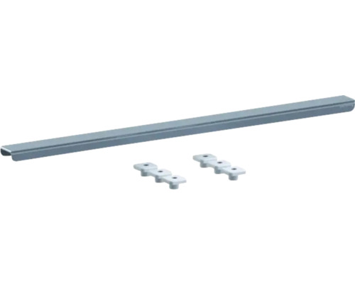 Profilé de recouvrement Swisspor - acier inoxydable gris 1100 mm Dispositif de suspension pour radiateurs avec matériel de fixation