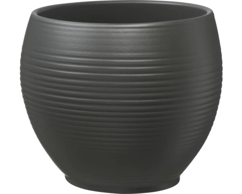 Pot à boules Soendgen Manacor céramique Ø 20 cm H 16 cm anthracite matt