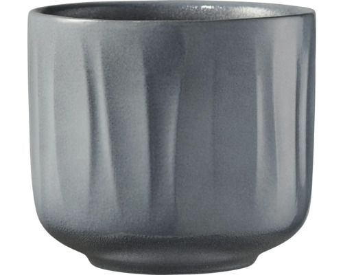 Cache-pot Soendgen Bagua céramique Ø 13 cm H 12 cm gris clair lasur
