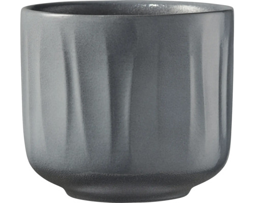 Cache-pot Soendgen Bagua céramique Ø 16 cm H 14 cm gris clair lasur