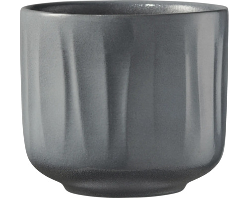 Cache-pot Soendgen Bagua céramique Ø 21 cm H 19 cm gris clair lasur