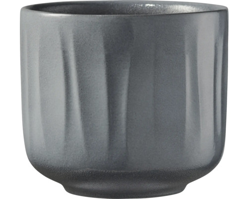 Cache-pot Soendgen Bagua céramique Ø 24 cm H 22 cm gris clair lasur