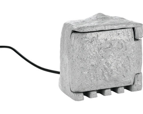 Gartensteckdose Energiesäule 4 x T13 Steinoptik Gartensteckdose Energiesäule 4 x T13 Steinoptik