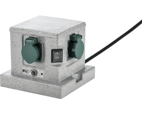 Gartensteckdose Energiesäule 4 x T13 Steinoptik Gartensteckdose Energiesäule 4 x T13 Steinoptik
