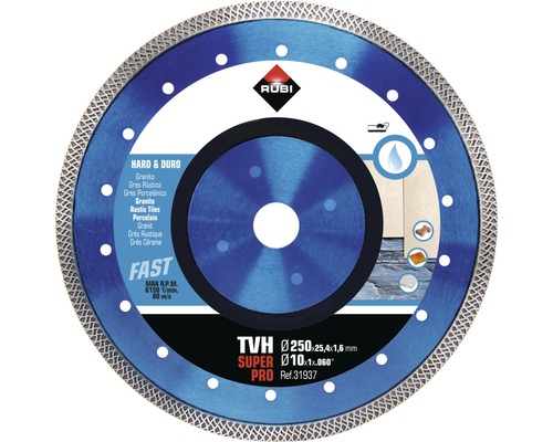 Rubi TVH Super Pro Fliesenschneiderblatt, Durchmesser 250 Millimeter